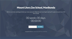 Desktop Screenshot of mlzsmanikonda.com